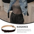 thumbnail image 3 of GETAJGHSD Women Thin Belts Cowhide Metal 1Pcs Adjustable Length for Everyday Wear, 3 of 8