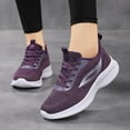 thumbnail image 2 of Siilsaa Women's Breathe Easy-Good Influence Sneaker Purple,8.5, 2 of 5
