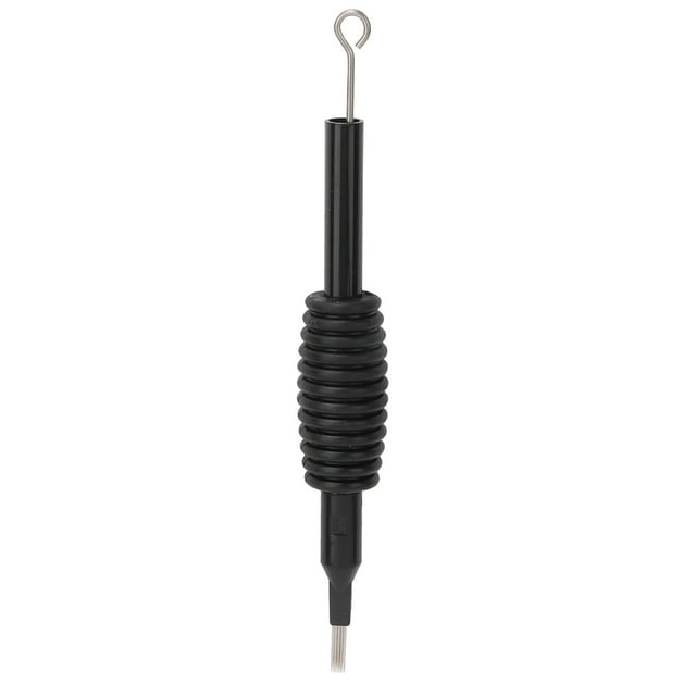 Aguja de tatuaje desechable, 5 piezas de 19 mm, aguja de tatuaje estéril desechable, empuñaduras de tubos de tatuaje diseñadas a medida