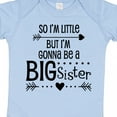 thumbnail image 4 of Inktastic So I'm Little, but I'm Gonna Be a Big Sister Girls Baby Bodysuit, 4 of 5