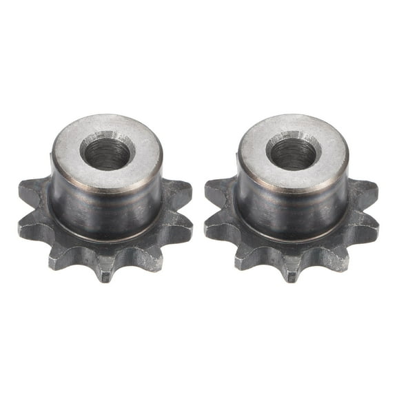 Uxcell Chain Roller Sprocket, 8mm Bore 3/8" Pitch 10 Tooth Single Strand Type B Chain Sprocket 2Pack
