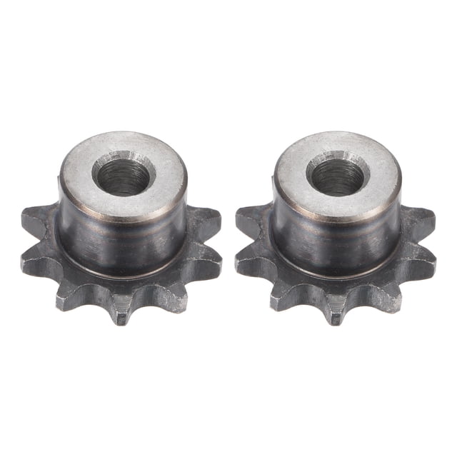 Unique Bargains Chain Roller Sprocket, 8mm Bore 3/8' Pitch 10 Tooth Single Strand Type B Chain Sprocket 2Pack