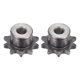 thumbnail image 1 of Cadena Rodillo Piñón Diámetro Interior 8mm Paso 3/8" 10 Dientes Tipo una Sola Hilera Piñón Cadena Tipo B Cadena Rodillos Acero Carbono A3 para Cadena ISO 06B , 2uds, 1 of 6