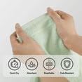 thumbnail image 3 of Regency Heights 4-Piece Quick Dry Cotton Bath Towels, Soft & Ultra Absorbent, Seafoam, Oversized Towel Set, 3 of 8