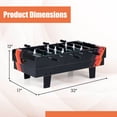 thumbnail image 3 of Costway 4 in 1 Multi Game Table with Stackable Tabletops of Billiards, Air Hockey, Foosball Black, 3 of 10