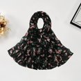 thumbnail image 2 of Colorful Printed Sheer Scarf Lightweight Fashion Wrap for Summer & Travel, 2 of 5