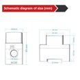 thumbnail image 2 of TFixol AC50-300V/100A Digital Display Multifunctional Guide Rail Table Voltage Tester Ammeter LCD Screen Voltmeter with Backlight, 2 of 7
