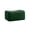 Green, variant on Green Teddy Fabric Ottoman - 33.07 in L x 24.80 in W x 18.50 in H for Living Room