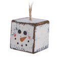 thumbnail image 1 of Ornement de Bonhomme de Neige à Cube Unique, 1 of 2