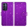 thumbnail image 4 of Asuwish Compatible with Samsung Galaxy A15 5G/4G Wallet Phone Case and Tempered Glass Screen Protector Flip Credit Card Holder Stand Bling Glitter Cell Cover for A 15 G5 15A Women Purple, 4 of 8