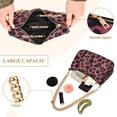 thumbnail image 2 of FORMRS Womens Shoulder Bag with Chain Strap Clutch Purse Cute Tote Handbag, Deep Red Leopard Pattern, 2 of 7