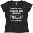 thumbnail image 3 of Inktastic Welder Funny Job Gift Women's T-Shirt, 3 of 5
