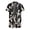 Leave Black, variant on Asklazy Women's 2 piece beach Outfits Tropical Swimsuit Cover Up Kimono Beach Wear Set with Shorts Pockets,Mother‘s Day,XL