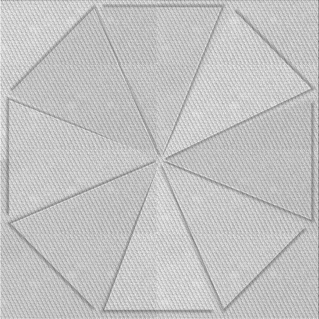 Ahgly Company Tapis d'Intérieur Lavable en Machine Carré Gris Foncé, 6 Pieds Carré