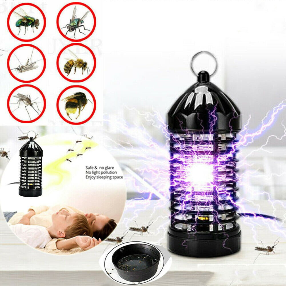 US Plug Electronic Mosquito Killer Lamp UV Light Flying Insect Bug Zapper Trap 
