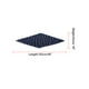 thumbnail image 3 of INSPIRE CHIC Women's Rhombus Handkerchief Polka Dots Bandana Hair Wrap Headband Navy Blue White, 3 of 6