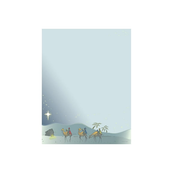 Great Papers! Three Kings Holiday Letterhead 8.5" x 11" 80 sheets (2018027)