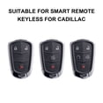 thumbnail image 2 of Xotic Tech Blue Soft TPU Remote Control Smart Key Fob Cover Compatible with Cadillac ATS 2013-2019, CT6 2016-2020, XT5 2017-2021, XT4 2018-2021, Escalade 2019-2021,CTS 2014-2021, SRX XTS 2015-2021, 2 of 9