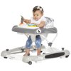 Dream on Me 2-in-1 Aloha Fun Activity Baby Walker in Grey, Easy to Fold and Store