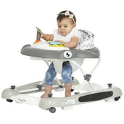Dream on Me 2-in-1 Aloha Fun Activity Baby Walker in Grey, Easy to Fold and Store