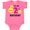 Hot Pink, variant on Inktastic Its My 2nd Birthday with Emojis Girls Baby Bodysuit