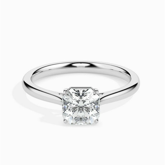 50 Pointer Asscher Lab Diamond Luna Solitaire Ring