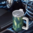 thumbnail image 6 of Modern 40oz Tumbler– Stainless Steel Insulated Tumbler with Handle and Straw, Large Capacity Travel Cup for Hot & Cold Drinks, 6 of 7