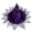 Purple-A, variant on Witch Hats for Women, Adult Witch Vampire Halloween Accessories Lace Hats for Themed Dress-Up