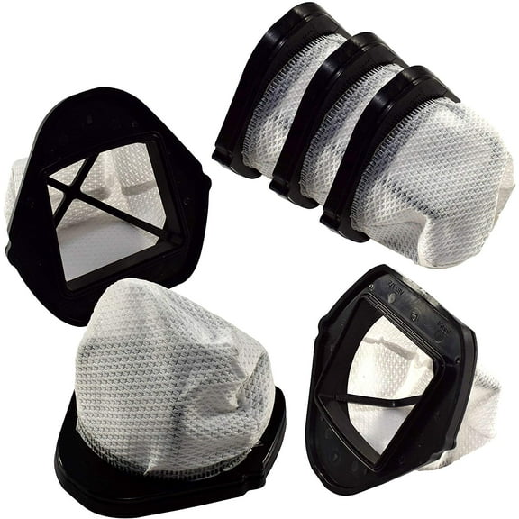HQRP 6-pack Dust Cup Filters works with Shark SV75 SV75Z SV66 SV70 SV90 SV719 SV726 SV728 SV736 SV738 SV748 SV760 series Cordless Hand Vac Vacuums, part XSB726N Replacement
