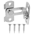 thumbnail image 1 of Shisuyan Small Hasp Latch Stainless Steel Silver 2Pcs 1.97X1.65X1.18In, 1 of 8