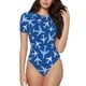 thumbnail image 1 of Balery Airplanes in the Sky Body de cuello redondo de manga corta para mujer Tops de manga corta Tops básicos-XX-Large, 1 of 7