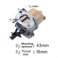 thumbnail image 5 of Carburador de Motor para Gx160 Gx200 168F 170F 2KW-3KW Generador de Gasolina Carburador de Motor, 5 of 5
