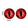 thumbnail image 6 of Soumake 1 Pair Car Headlight Decals Self Adhesive Waterproof Funny 3D Eyes Headlight Stickers Decal Car Window Bumper Decoration Stickers, 6 of 8
