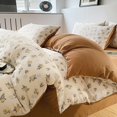 thumbnail image 1 of Korean Bed Sheet Set  Foam Cotton Small Floral Four Piece Set Dormitory Bed Three Piece Set Quilt Set, 1 of 7