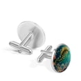 thumbnail image 3 of Sea Horse Elegant Dress Shirt Cufflinks Set Made of Stainless Steel for Formal Occasions, 3 of 6