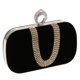thumbnail image 1 of Bolso de Cadena de Hombro de Mujer Elegante para Mujer, Bolso de Noche para Graduación, Bolso de Mano con Diamantes, Regalo - Negro Sunnimix Bolso de noche de mujer, 1 of 7