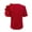 Red, variant on YDLCAFD Easter Summer Independent Station Europe And The United States Border Solid Color Fashion Ruffles Short Sleeves Versatile Crewneck T Shirt In Stock