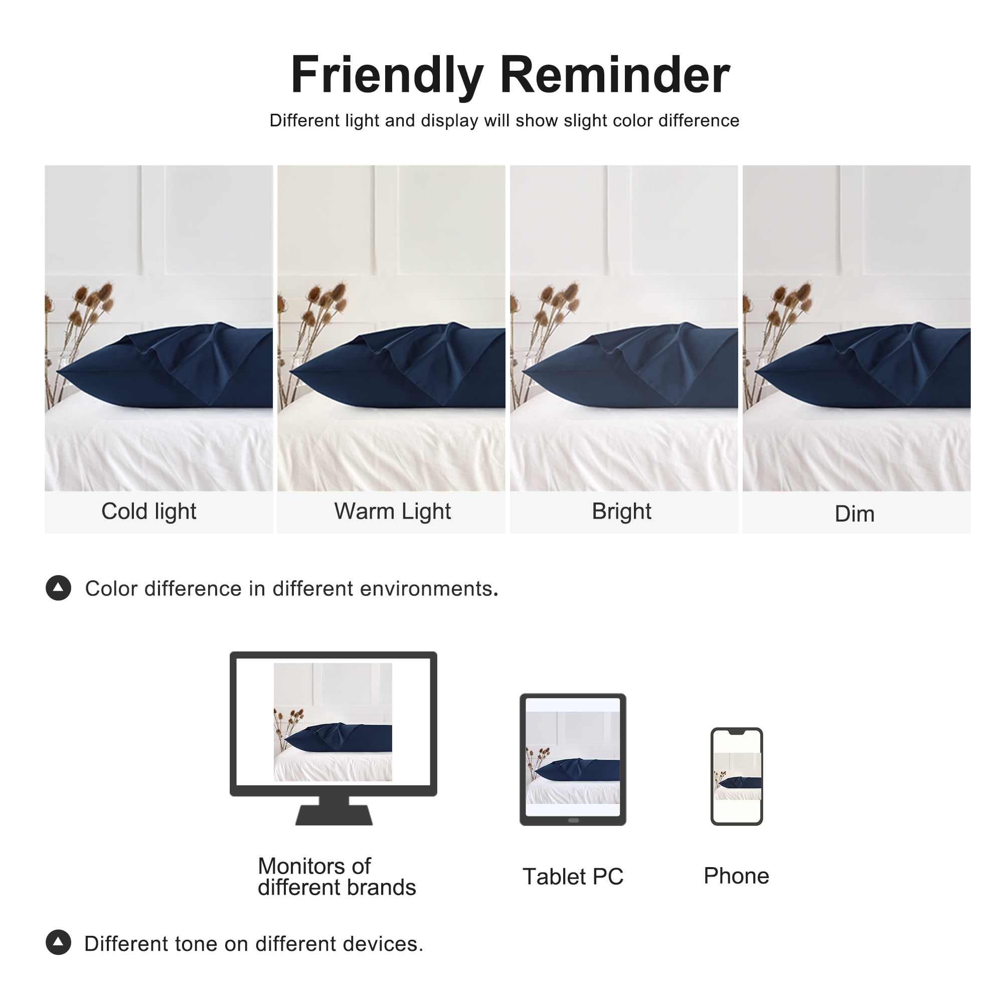 Unique Bargains Body Pillow Covers Egyptian Cotton Pillowcases Set of 2