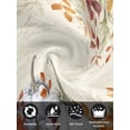 thumbnail image 7 of Fall Orange Blue Cloth Napkins Set of 4 Reusable Dinner Napkins, Autumn Thanksgiving Floral Botanical Cocktail Napkin Washable Table Napkins for Wedding/Holiday Party/Baby Shower 20"x20", 7 of 7