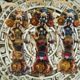 thumbnail image 4 of Imagen Santa Muerte AZTECA ( Mil flores), 4 of 6