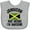 AC-Heather Grey, variant on Inktastic Jamaica Awesome Jamaican Boys or Girls Baby Bib