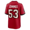 thumbnail image 3 of Men's Nike Deion Jennings  Red Tampa Bay Buccaneers Team Game Jersey, 3 of 5