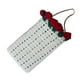 thumbnail image 4 of Bolso de hombro de ganchillo terminado, accesorios de viaje, bolsa de cordón con rosas tejidas. Blanco, 4 of 9