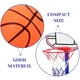 thumbnail image 3 of KAKOWELY 1 juego de aro de baloncesto para exteriores, portería de fútbol portátil, puerta de fútbol pequeña, 3 of 5