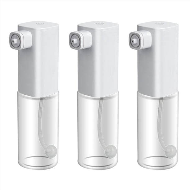 3X Dispensador Automático de Jabón en Espuma, Eléctrico y Recargable, Dispensador Manual de Espuma Recargable para Cocina y Baño