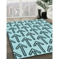 thumbnail image 2 of Ahgly Company Indoor Rectangle Patterned Aquamarine Stone Green Area Rugs, 7' x 9', 2 of 6