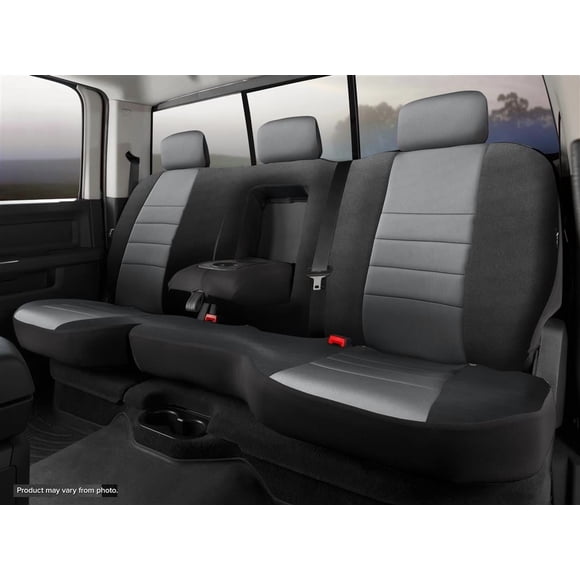 Fits 2022-2023 Ford F-150 Fia Seat Cover NP92-80 GRAY Neo; 60 Driver/40 Passenger Split Seat With Adjustable Headrests; Neoprene; Gray; For One Row