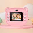 thumbnail image 2 of Cámara Instantánea para Niños con Impresión Térmica, Doble Lente, Video 1080P HD, Incluye 2 Rollos, Regalo Ideal (Rosa), 2 of 12