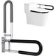 thumbnail image 1 of Barras De Seguridad, Plegable Pasamanos Abatibles para Inodoro Barra, Aluminio Barandilla de Seguridad para Baño, Agarraderas para Baño Adulto Mayor, Agarre para Bañera o Ducha Discapacitados, 1 of 7