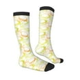 thumbnail image 3 of Fotbe Lemon Potatoes print Women's Men's Novelty Crew Socks Cotton Socks Knee High Socks for Walking,Running,Nurses,Pregnancy, 3 of 8